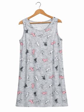 5/$25 Carisma Dog Print Tank Top Nightgown Size 1X